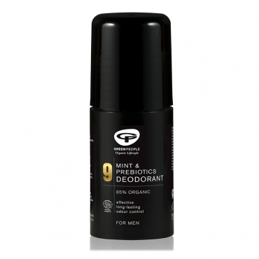 Deodorant roll on cu alaun, pt barbati - Stay Cool Prebiotics, Green People, 75 ml