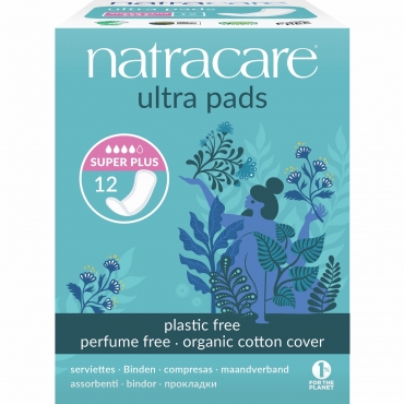 Absorbante - Super Plus (4 picaturi), Natracare, 12 buc