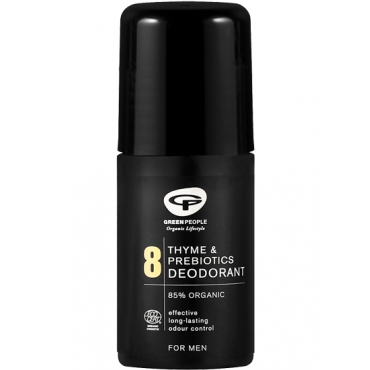 Deodorant roll on cu alaun, pt barbati - Stay Fresh Prebiotics, Green People, 75 ml