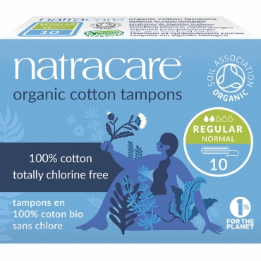 Tampoane interne - Normal (2 picaturi), Natracare, 10 buc 