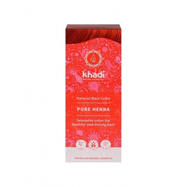 Vopsea Henna Khadi - Rosu (Pura), 100 g