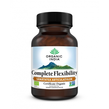 Complete Flexibility, Sanatatea Articulatiilor, Organic India, 60 cps vegetale