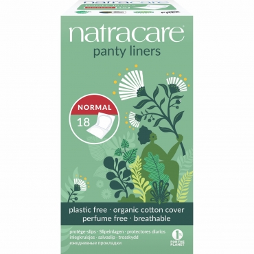 Absorbante zilnice normale ambalate individual, Natracare, 18 buc