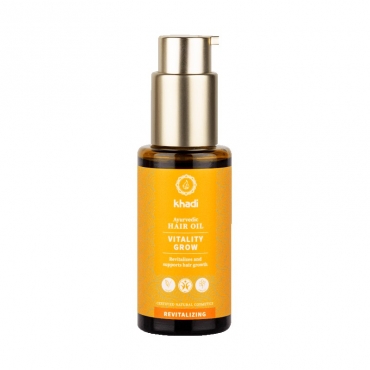 Ulei indian stimularea cresterii parului si anticadere, Vitality Grow, Khadi, 50 ml