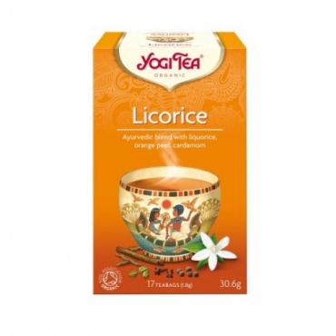 Ceai Bio fara cofeina, Yogi Tea - Lemn Dulce, 30 g