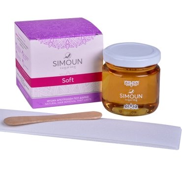 Ceara depilatoare naturala de zahar Soft, Simoun 140 g