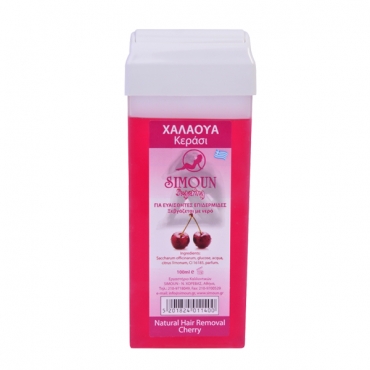 Roll on ceara depilatoare naturala de zahar - cirese, Simoun 100 g
