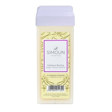 Roll-on ceara depilatoare naturala de zahar - vanilie, Simoun 140 g