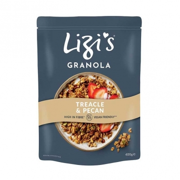 Oferta- Lizis Granola (cereale crocante )  - Nuci Pecan si Melasa, 400 gr