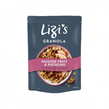Oferta- Lizis Granola (cereale crocante ) - Fructul Pasiunii si Fistic, 400 gr