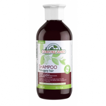 Sampon cu henna Corpore Sano pentru par saten-roscat, 300 ml