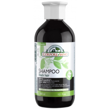 Sampon cu henna Corpore Sano pentru par brunet, 300 ml