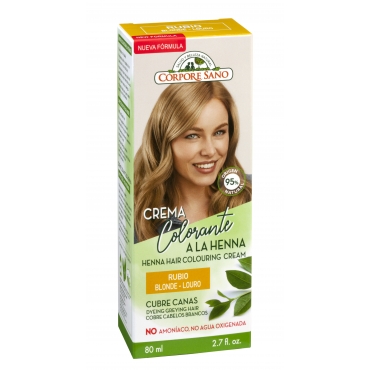 Vopsea henna crema Corpore Sano - Blond, 80 ml