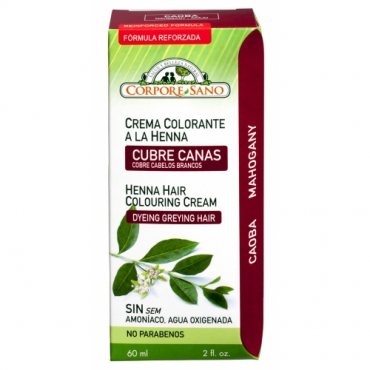 Vopsea henna crema Corpore Sano - Mahon, 60 ml
