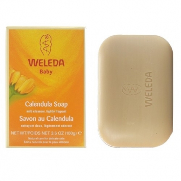 Sapun vegetal cu extract de galbenele, pt bebelusi, Weleda 100g