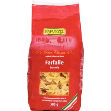 Paste, Farfalle Semola Bio, Rapunzel, 500 g