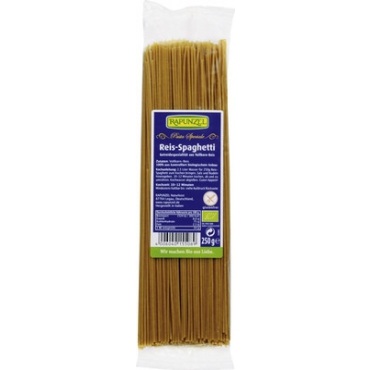 Paste, Spaghetti bio din orez fara gluten, Rapunzel, 250 g