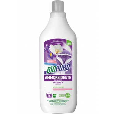 Balsam bio hipoalergen pentru rufe, cu iris si orhidee, Biopuro, 1 L