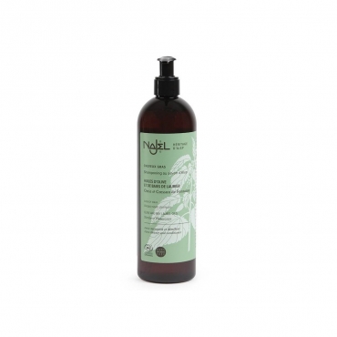 Sampon bio 2 in 1, cu sapun de Alep pentru par gras, Najel, 500 ml