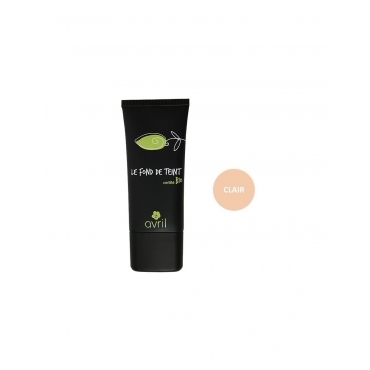 Fond de ten bio Light (Clair), pentru tenul deschis la culoare, cu ulei de marula, Avril, 30 ml