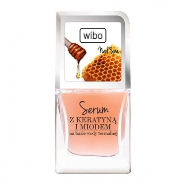 Serum pentru unghii si cuticule, Wibo, cu apa termala, miere si cheratina, 8.5 ml