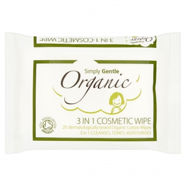 Servetele demachiante din bumbac organic, 3 in 1, cu aloe vera, Macdonald and Taylor, 25 buc