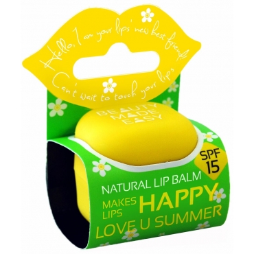 Balsam natural de buze, Spf 15, cu monoi si cocos,Beauty Made Easy, 6.8 g