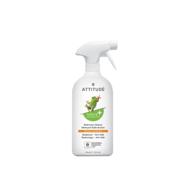 Solutie de curatat depunerile de calcar din baie, cu coaja de citrice, Attitude, 800 ml