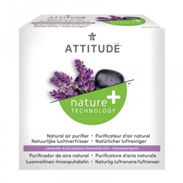Purificator de aer cu uleiuri esentiale de lavanda si eucalipt, Attitude, 227 g