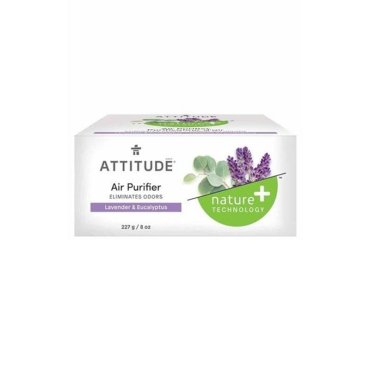 Purificator de aer cu uleiuri esentiale de lavanda si eucalipt, Attitude, 227 g