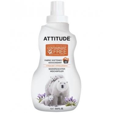 Balsam de rufe, 40 de spalari, coaja de citrice, Attitude, 1L