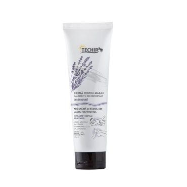 Crema cu lavanda pentru masaj calmant si reconfortant, Techir, 125 g