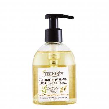 Ulei de masaj nutritiv pt. fata si corp, Techir, 250 ml
