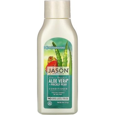 Balsam hidratant cu aloe vera 80% si fruct de cactus, pentru par uscat, Jason, 454 ml