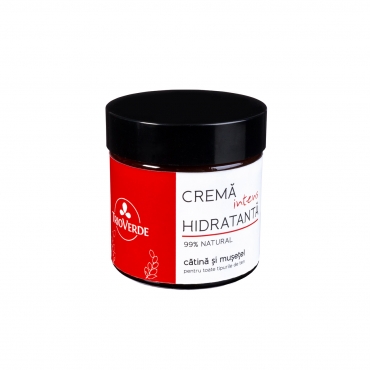 Crema intens hidratanta, Trio Verde, cu catina si musetel, 60 ml