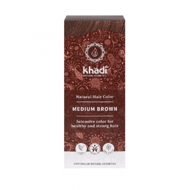 Vopsea henna Khadi - Saten Mediu, 100 g