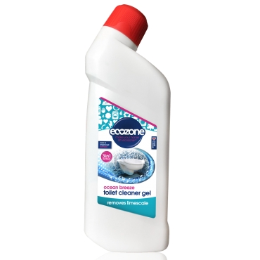 Solutie gel 3 in 1 pentru curatat toaleta, Ocean Breeze, Ecozone, 750 ml