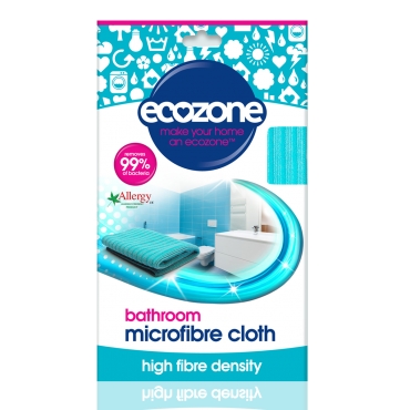 Laveta din microfibra naturala, pt suprafete baie, Ecozone, 1 buc