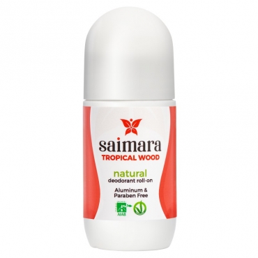 Deodorant natural, Tropical Wood cu bicarbonat, Saimara, 50 ml