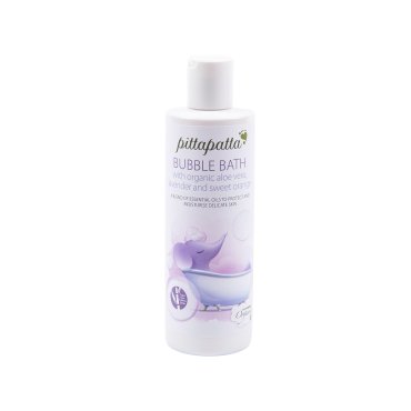 Spuma de baie, Pittapatta cu aloe vera organic, lavanda si portocale dulci , pt bebelusi, Macdonald & Taylor, 250 ml