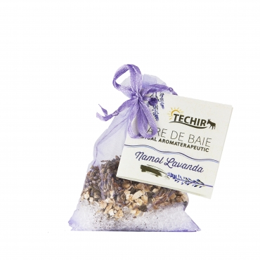 Sare de baie aromaterapie cu lavanda si namol, Techir, 63 g