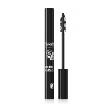 Rimel bio pentru volum NEGRU, 9 ml, Lavera, 9 ml