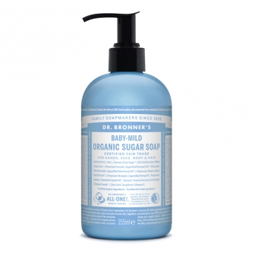 Sapun lichid Shikakai Inodor, pentru bebelusi si piele sensibila, Dr. Bronner, 355 ml