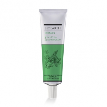 Crema cu afine si castan The Herbalist, varice, cuperoza, hemoroizi, Bioearth 50ml