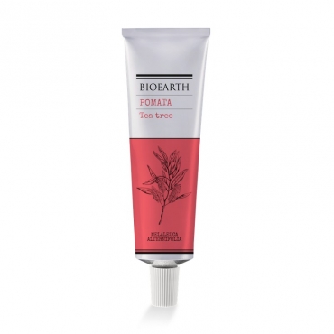 Crema cu arbore de ceai The Herbalist, antiseptic, micoze, acnee, intepaturi, Bioearth 50ml