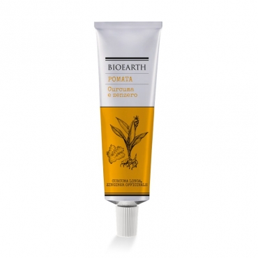 Crema cu turmeric si ghimbir The Herbalist, inflamatii, dureri musculare, Bioearth 50ml