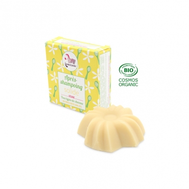 Balsam solid pt toate tipurile de par VANILLA - zero waste - Lamazuna 74g