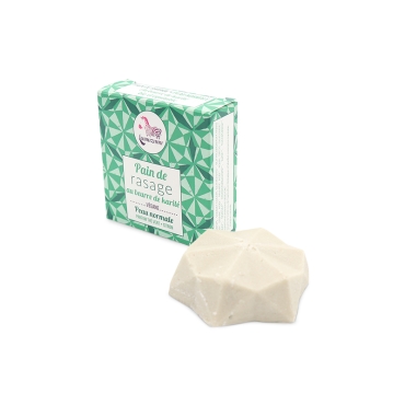 Sapun solid pentru ras/barbierit Shea  Butter - zero waste -80 gr Lamazuna 