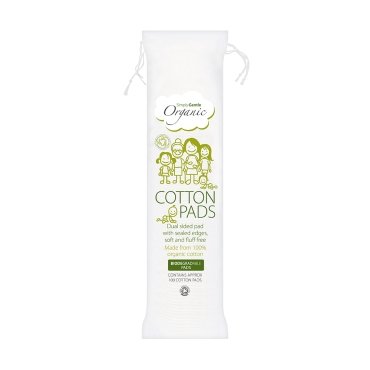 Dischete demachiante din bumbac organic, Simply Gentle Organic, 100 buc