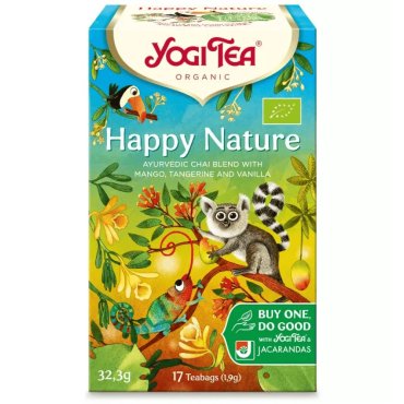 Ceai bio Happy Nature, Yogi Tea, 17 pliculete